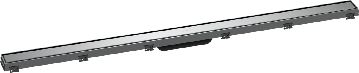 HANSGROHE RainDrain Match Fertigset Duschrinne 1200 mit höhenverstellbarem Rahmen #56042000 - Chrom