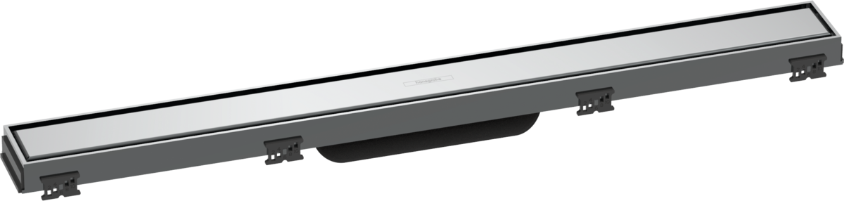 HANSGROHE RainDrain Match Fertigset Duschrinne 700 mit höhenverstellbarem Rahmen #56037000 - Chrom