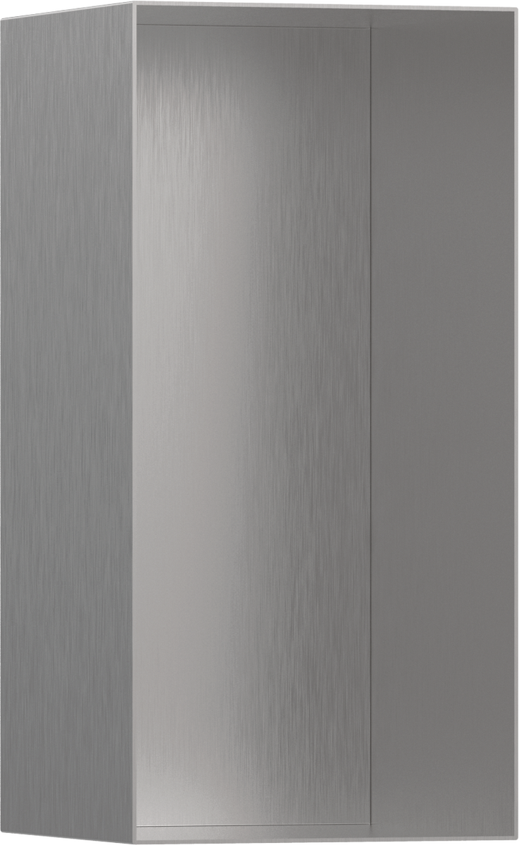 HANSGROHE XtraStoris Minimalistic Wandnische rahmenlos 300/150/140 #56076800 - Edelstahl gebürstet