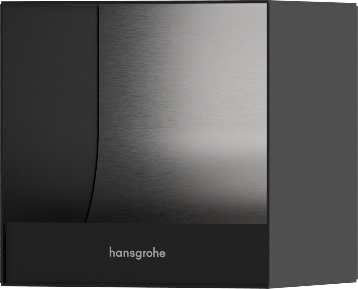 HANSGROHE XtraStoris Original Einbau Toilettenpapierhalter 150/150/140 #56065670 - Mattschwarz