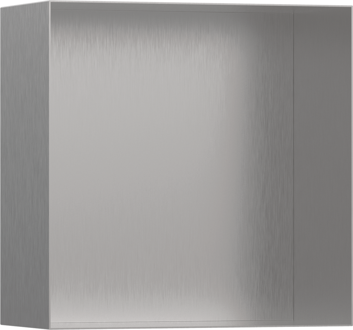HANSGROHE XtraStoris Minimalistic Wandnische rahmenlos 300/300/140 #56079800 - Edelstahl gebürstet