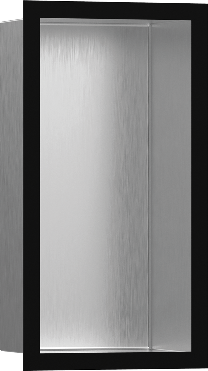 HANSGROHE XtraStoris Individual Wandnische Edelstahl gebürstet mit Designrahmen 300/150/100 #56094670 - Edelstahl gebürstet