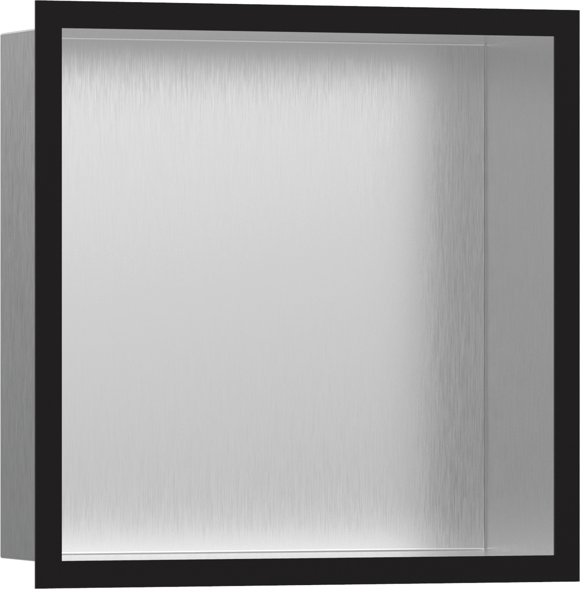 HANSGROHE XtraStoris Individual Wandnische Edelstahl gebürstet mit Designrahmen 300/300/100 #56097670 - Edelstahl gebürstet