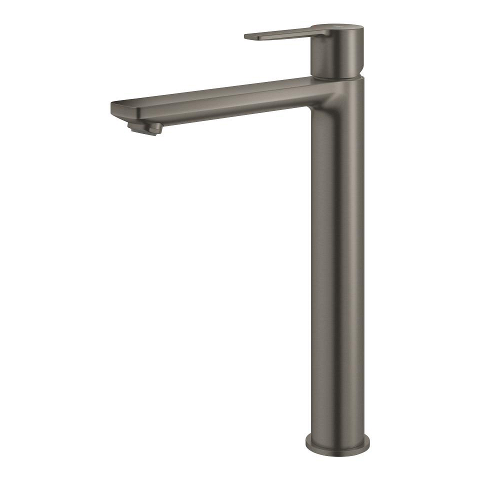 GROHE Lineare Einhand-Waschtischbatterie, 1/2″ XL-Size hard graphite gebürstet 23405AL1