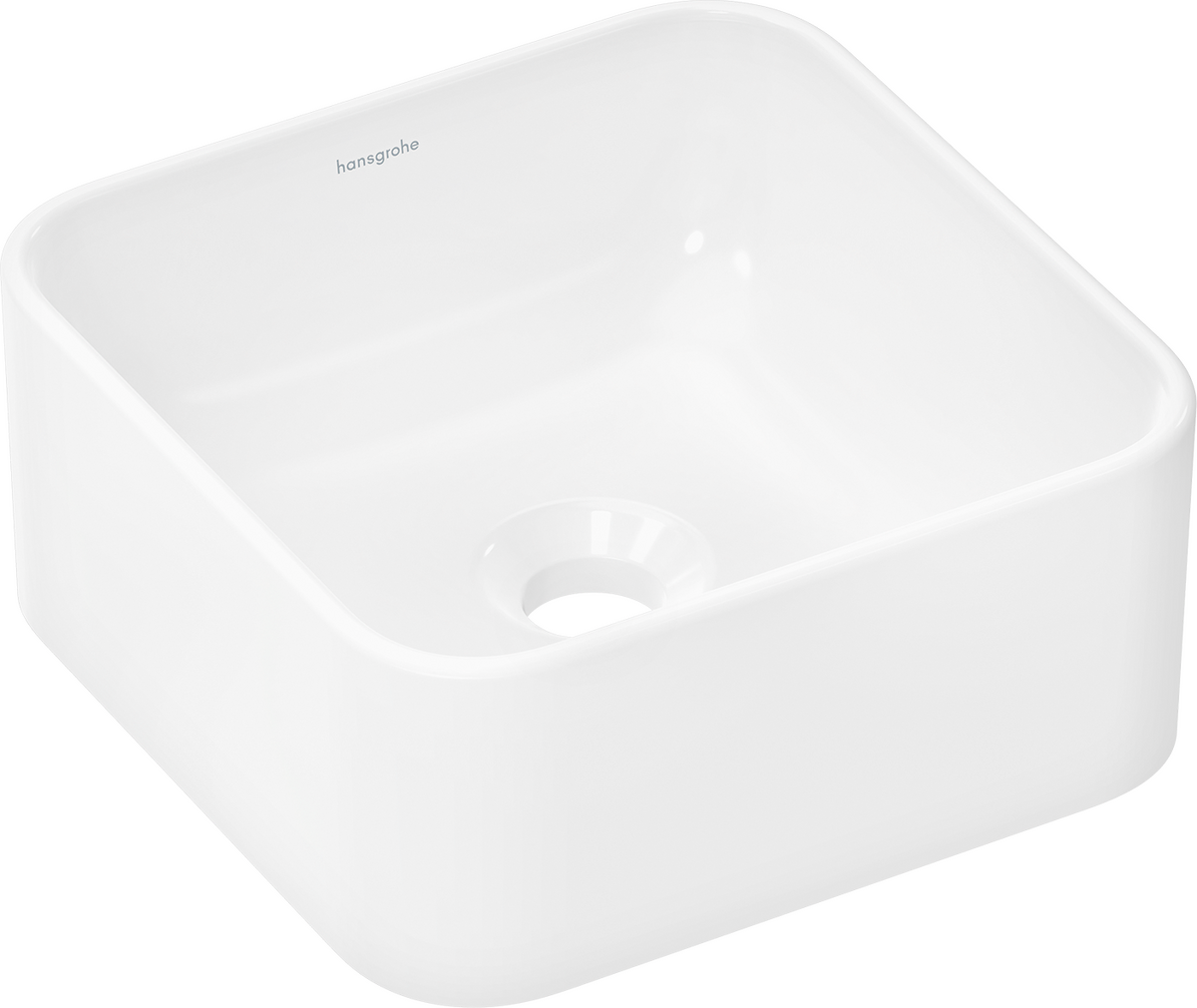HANSGROHE Xuniva Q Aufsatzwaschtisch 300/300 ohne Hahnloch und Überlauf #60167450 - Weiß