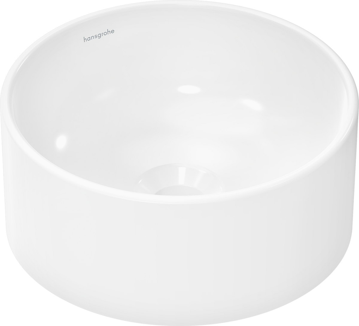 HANSGROHE Xuniva S Aufsatzwaschtisch 300/300 ohne Hahnloch und Überlauf #60163450 - Weiß
