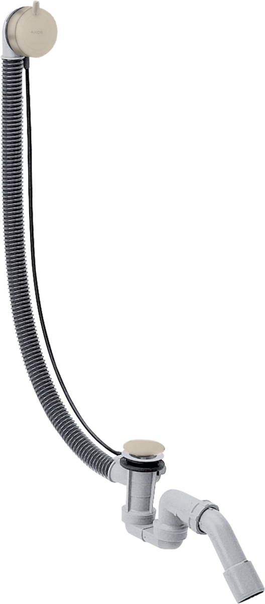 HANSGROHE Komplettset Ablauf- und Überlaufgarnitur für Sonderwannen #58318820 - Brushed Nickel