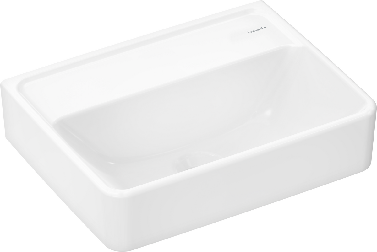 HANSGROHE Xanuia Q Handwaschbecken 450/340 ohne Hahnloch und Überlauf, SmartClean #61142450 - Weiß
