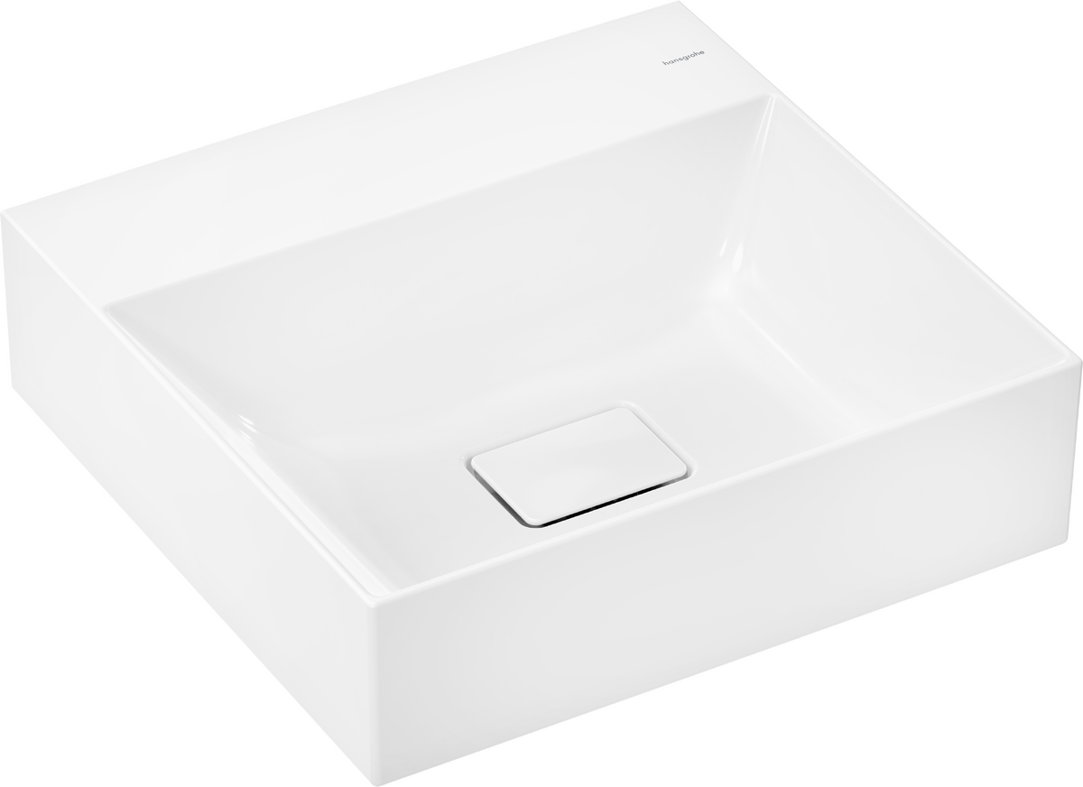 HANSGROHE Xevolos E Handwaschbecken 500/480 ohne Hahnloch und Überlauf, SmartClean #61089450 - Weiß
