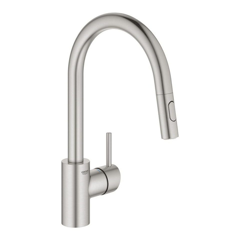 GROHE Concetto Einhand-Spültischbatterie, 1/2″ #31483DC2 - supersteel