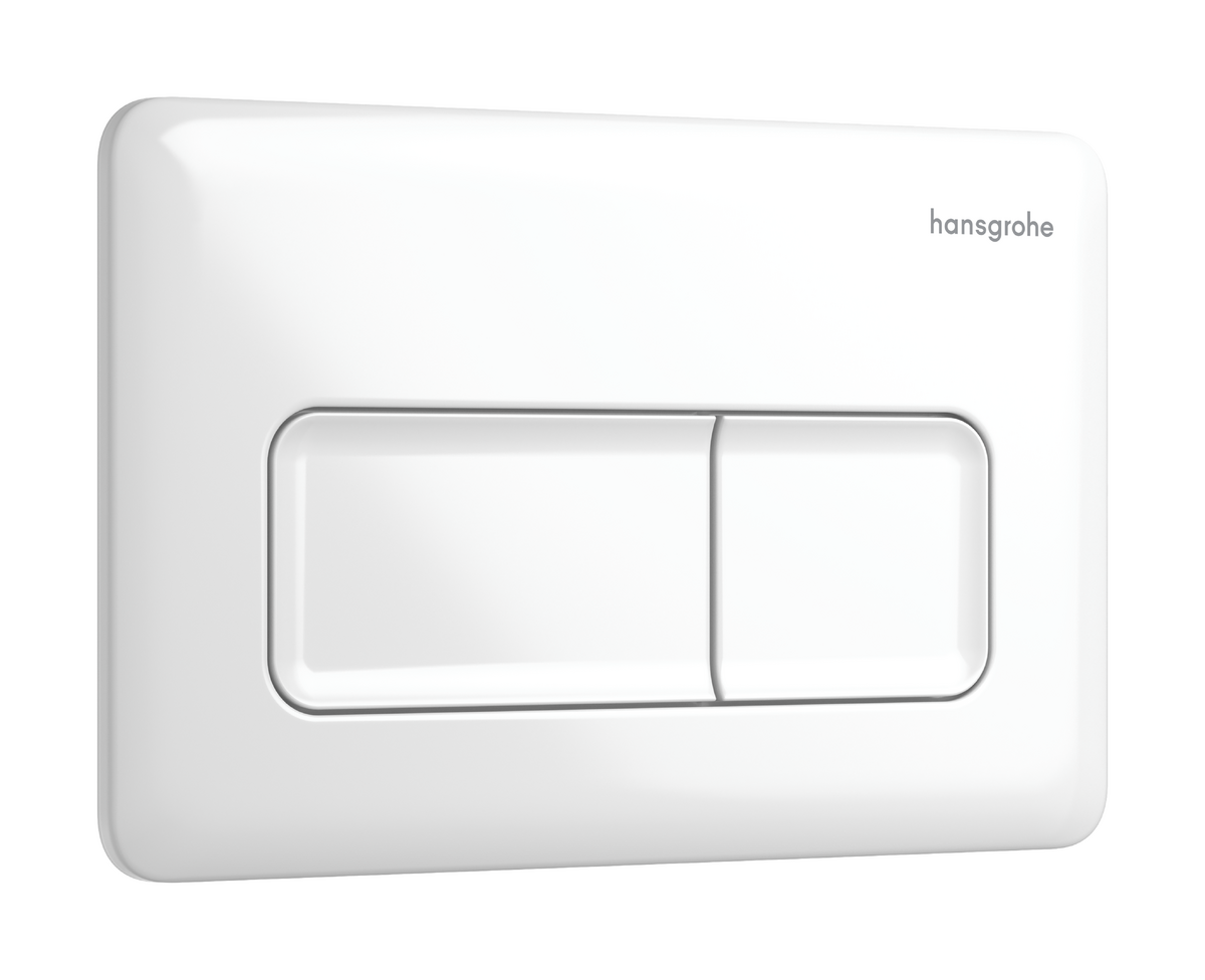 HANSGROHE iFrame Original Q Betätigungsplatte für 2-Mengen-Spülung #66001450 - Weiß