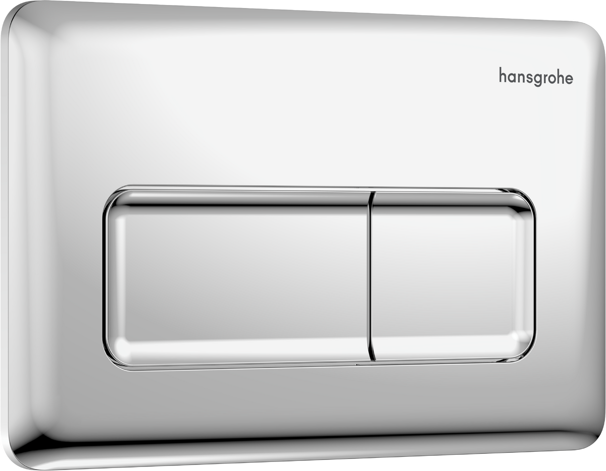 HANSGROHE iFrame Original Q Betätigungsplatte für 2-Mengen-Spülung #66001000 - Chrom