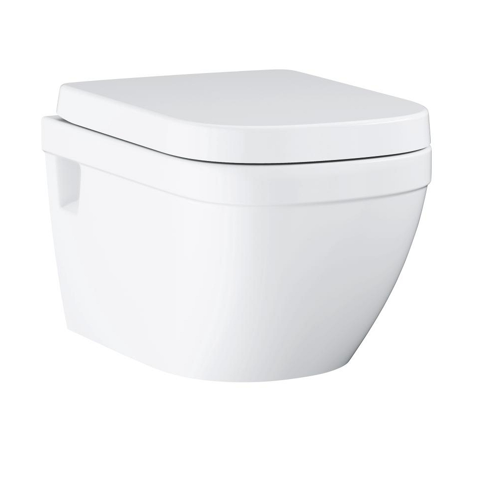 GROHE Euro Keramik Set Wand-Tiefspül-WC #39703000 - alpinweiß