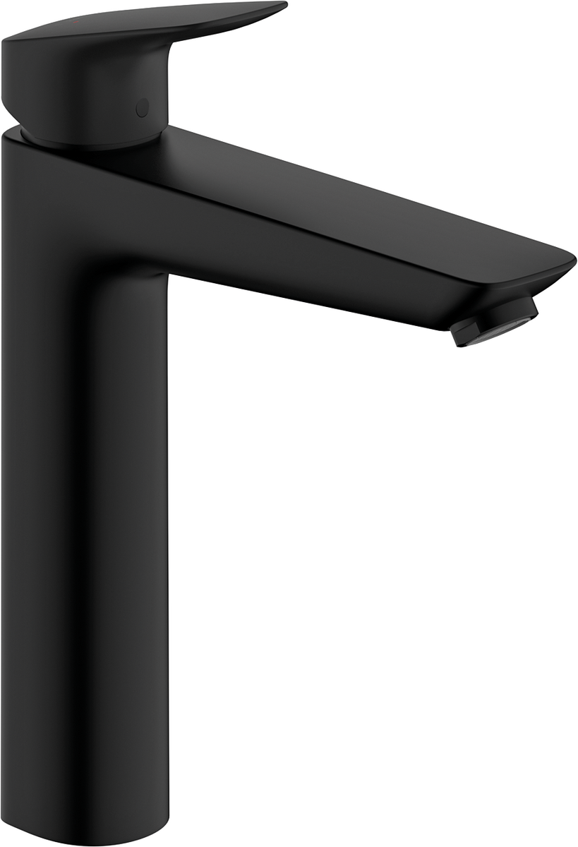 HANSGROHE Logis Einhebel-Waschtischmischer 190 ohne Ablaufgarnitur #71091670 - Mattschwarz