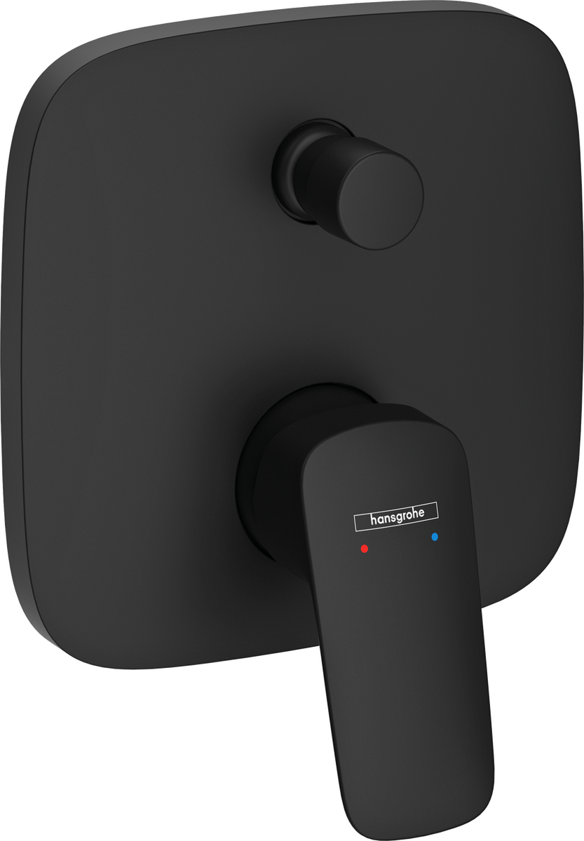 HANSGROHE Logis Einhebel-Wannenmischer Unterputz für iBox universal #71405670 - Mattschwarz