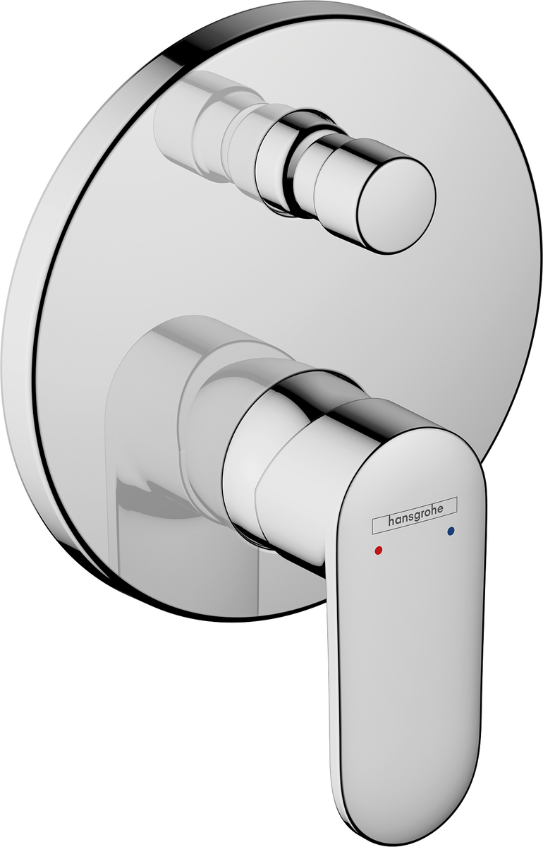 HANSGROHE Vernis Blend Einhebel-Wannenmischer Unterputz mit integrierter Sicherungskombination nach EN1717 für iBox universal #71467000 - Chrom