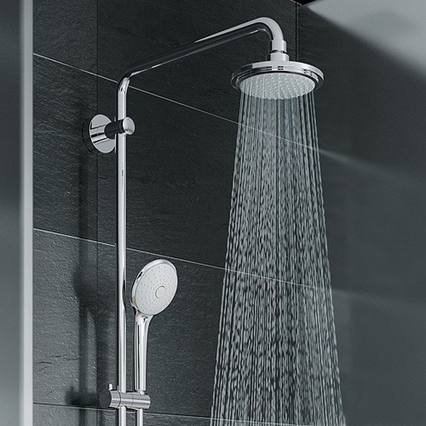 GROHE Euphoria System 180 Duschsystem mit Einhandmischer für die Wandmontage #27473000 - chrom