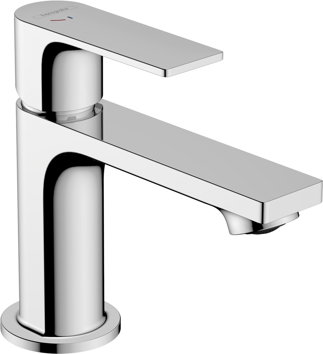 HANSGROHE Rebris E Einhebel-Waschtischmischer 80 CoolStart mit Metall Zugstangen-Ablaufgarnitur #72585000 - Chrom