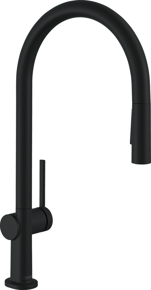HANSGROHE Talis M54 Einhebel-Küchenmischer 210, Ausziehbrause, 2jet, sBox #72801670 - Mattschwarz
