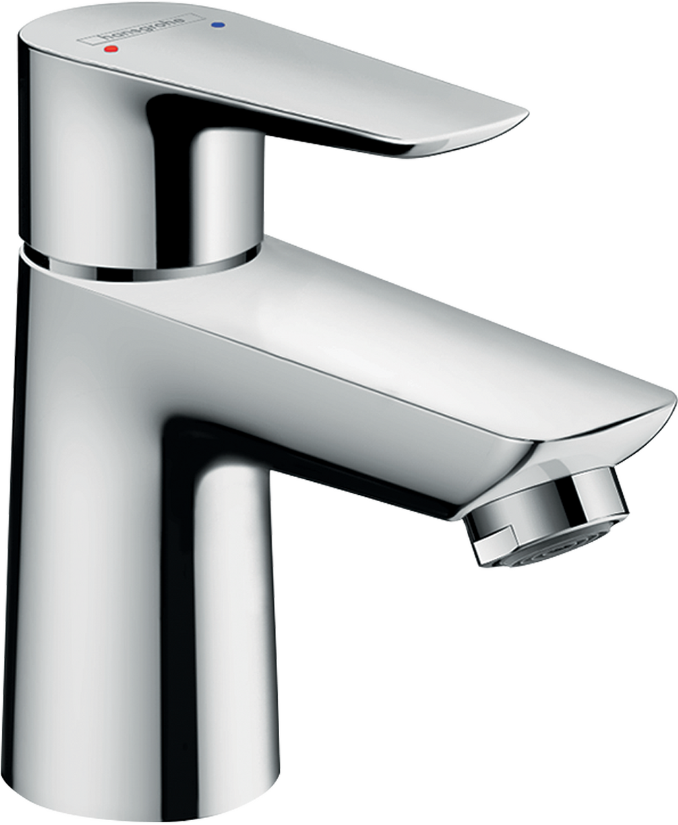HANSGROHE Talis E Einhebel-Waschtischmischer 80 LowFlow 3,5 l/min mit Zugstangen-Ablaufgarnitur #71705000 - Chrom