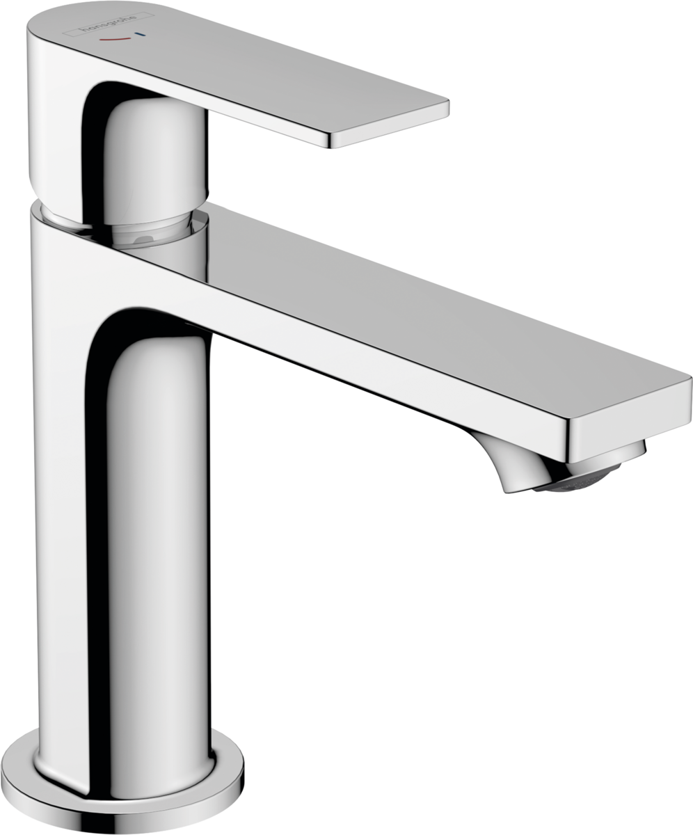 HANSGROHE Rebris E Einhebel-Waschtischmischer 110 CoolStart EcoSmart+ mit Zugstangen-Ablaufgarnitur #72589000 - Chrom