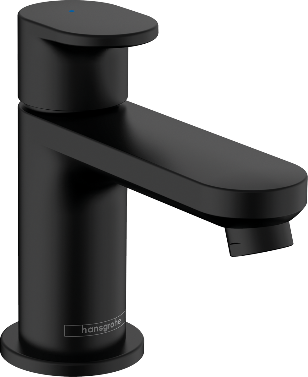 HANSGROHE Vernis Blend Standventil 70 mit Hebelgriff für Kaltwasser oder vorgemischtes Wasser ohne Ablaufgarnitur #71583670 - Mattschwarz