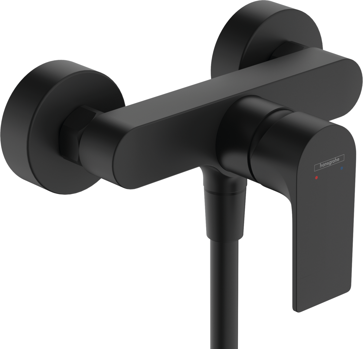 HANSGROHE Rebris E Einhebel-Brausemischer Aufputz #72650670 - Mattschwarz