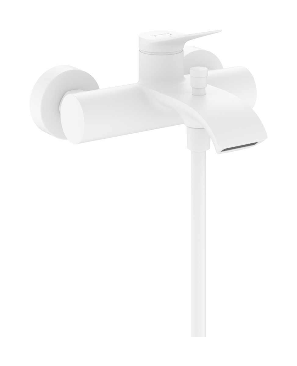 HANSGROHE Vivenis Einhebel-Wannenmischer Original Aufputz #75423700 - Mattweiß