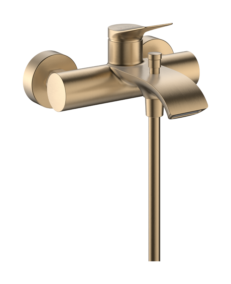 HANSGROHE Vivenis Einhebel-Wannenmischer Original Aufputz #75423140 - Brushed Bronze