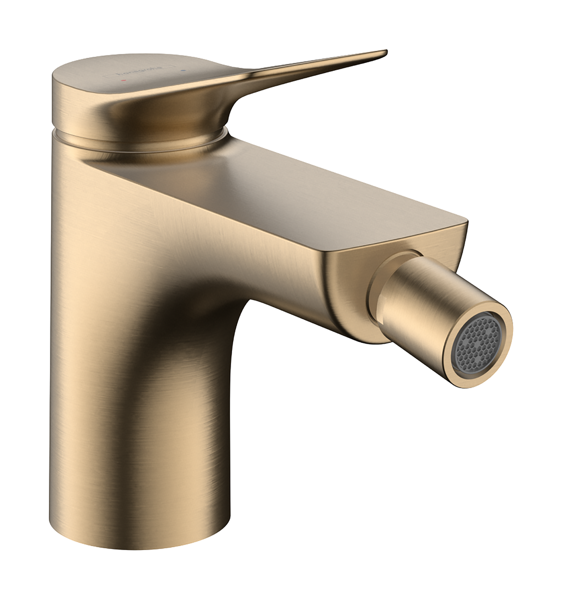 HANSGROHE Vivenis Einhebel-Bidetmischer mit Zugstangen-Ablaufgarnitur #75200140 - Brushed Bronze