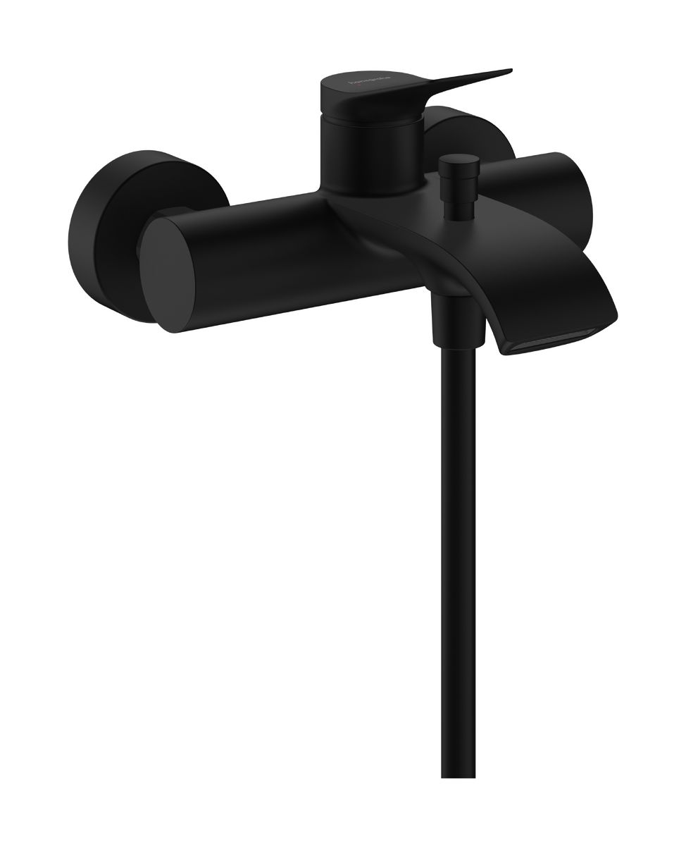HANSGROHE Vivenis Einhebel-Wannenmischer Original Aufputz #75423670 - Mattschwarz