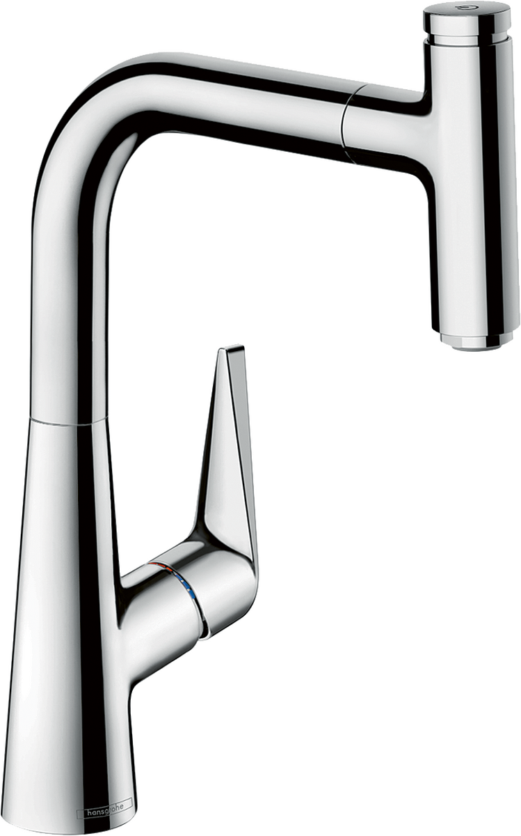 HANSGROHE Talis Select M51 Einhebel-Küchenmischer 220, Ausziehauslauf, 1jet #72822000 - Chrom