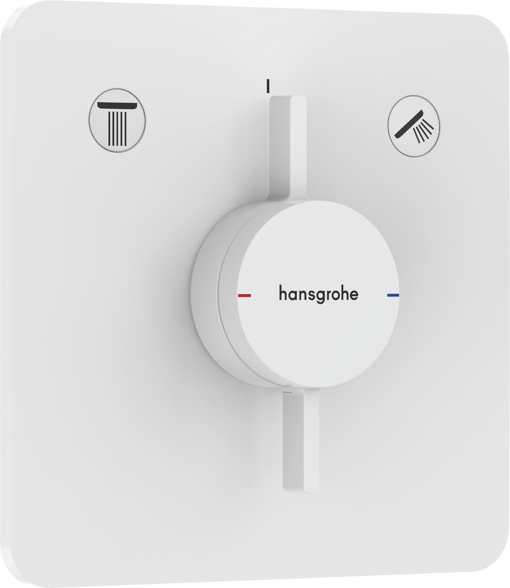 HANSGROHE DuoTurn Q Mischer Unterputz für 2 Verbraucher #75414700 - Mattweiß
