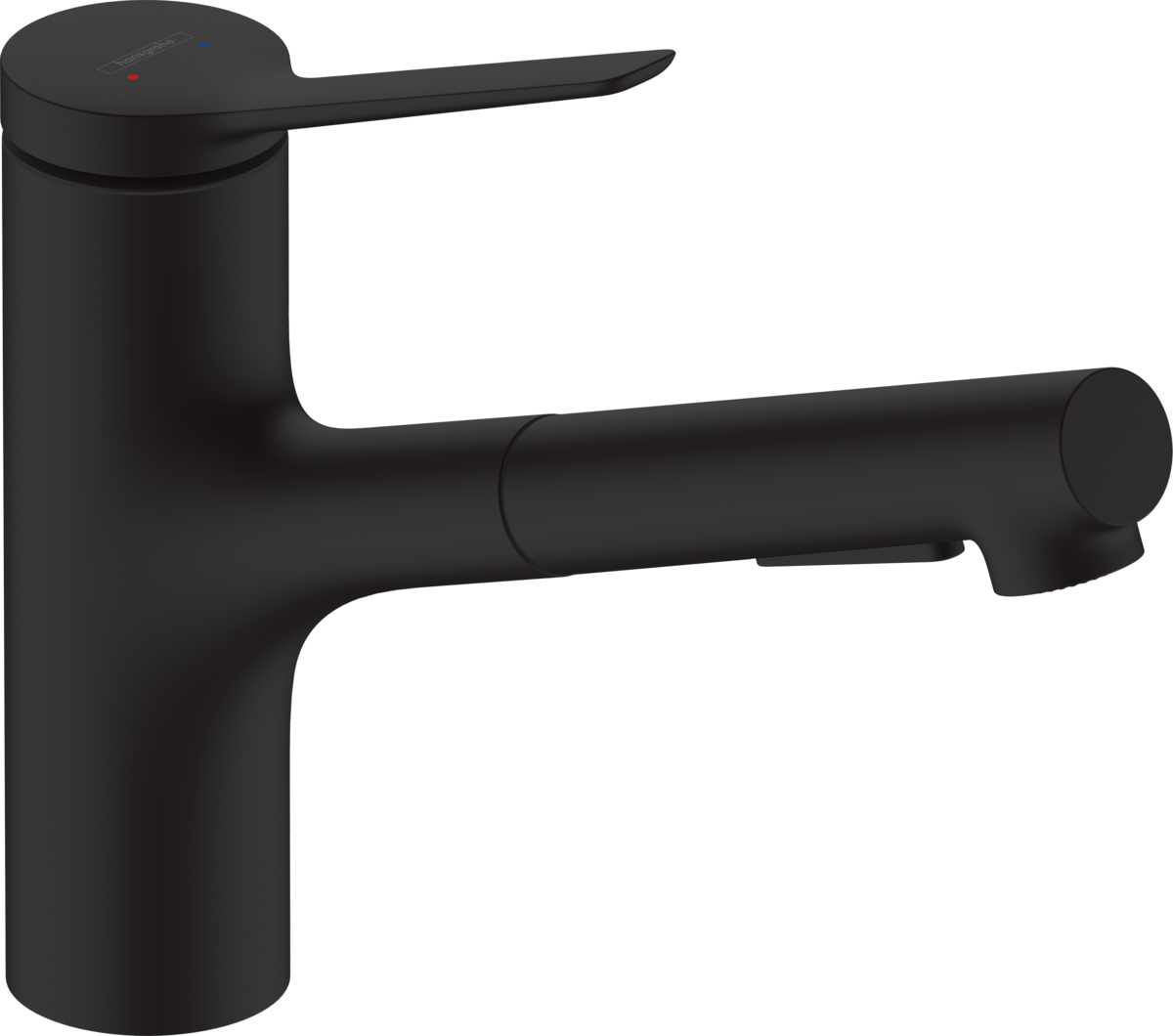 HANSGROHE Zesis M33 Einhebel-Küchenmischer 150, Ausziehbrause, 2jet, sBox lite #74803670 - Mattschwarz