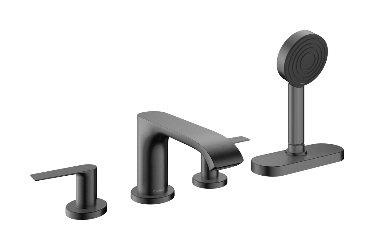 HANSGROHE Vivenis 4-Loch Wannenrandarmatur mit sBox #75444340 - Brushed Black Chrome