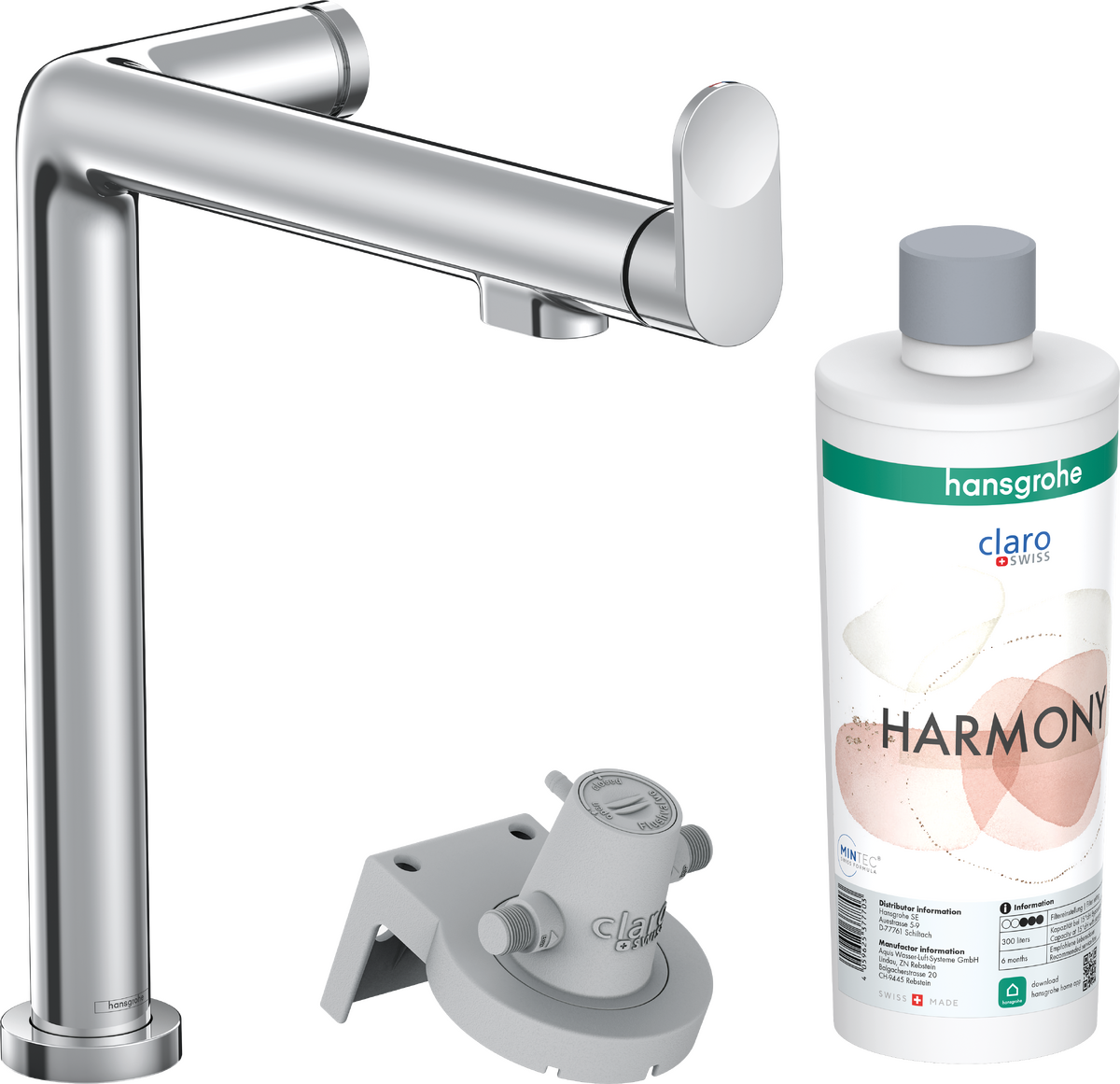 HANSGROHE Aqittura M91 FilterSystem 240, 1jet, Starter Set #76802000 - Chrom