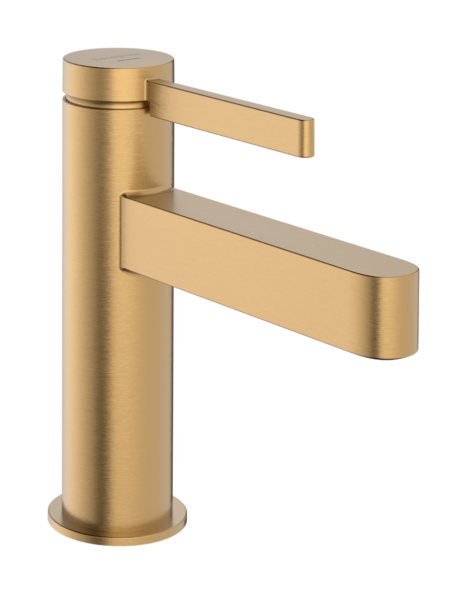HANSGROHE Finoris Standventil 100 mit Hebelgriff für Kaltwasser oder vorgemischtes Wasser ohne Ablaufgarnitur #76013140 - Brushed Bronze