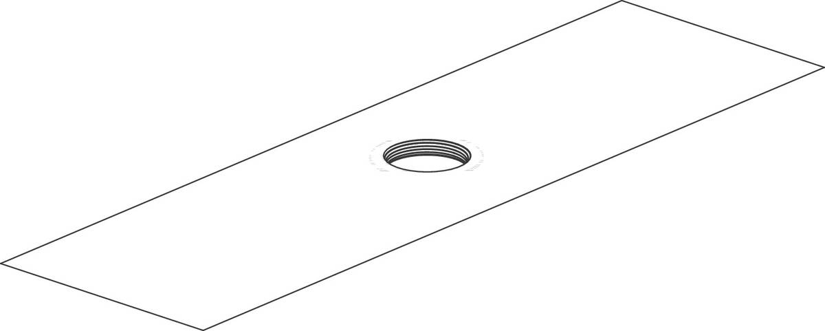 HANSGROHE Dichtungsmembran 250x1700 mm mit vulkanisiertem Gummi #87127000