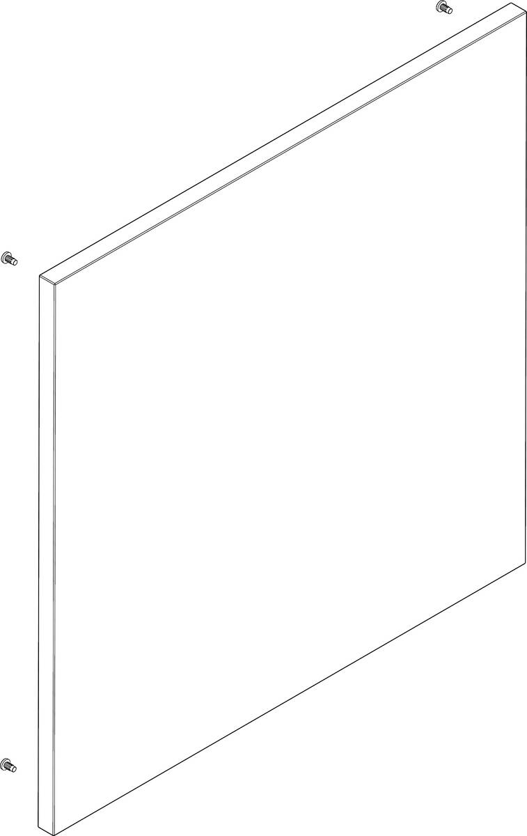 HANSGROHE Möbelfront #92077760 - Schiefergrau Matt