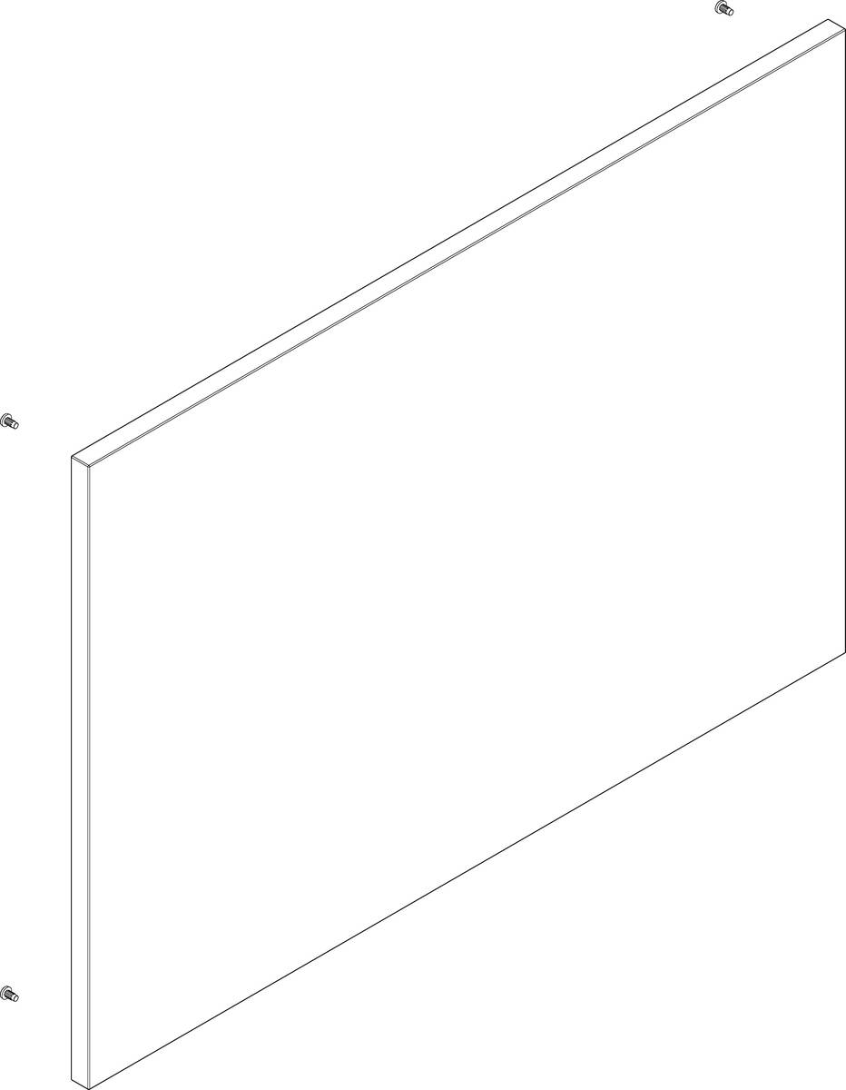 HANSGROHE Möbelfront #92095550 - Eiche Dunkel