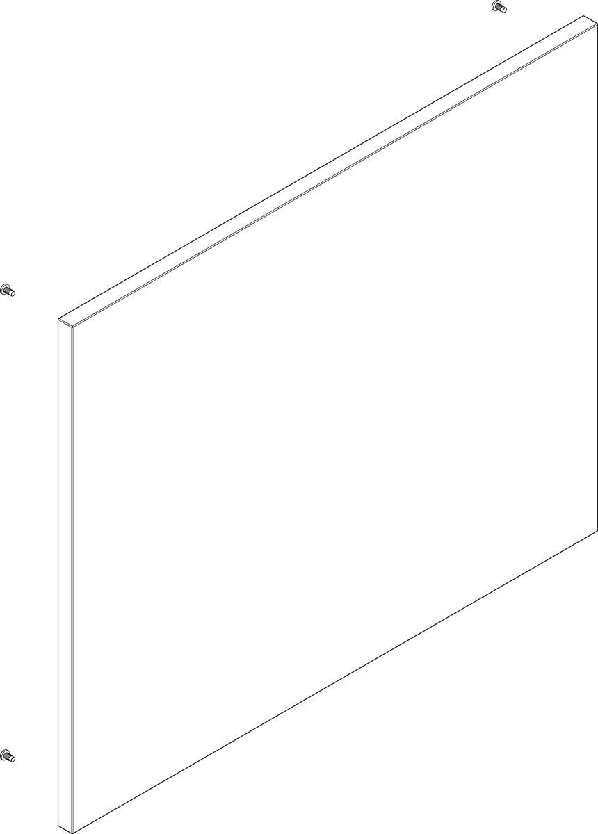 HANSGROHE Möbelfront #92087700 - Mattweiß
