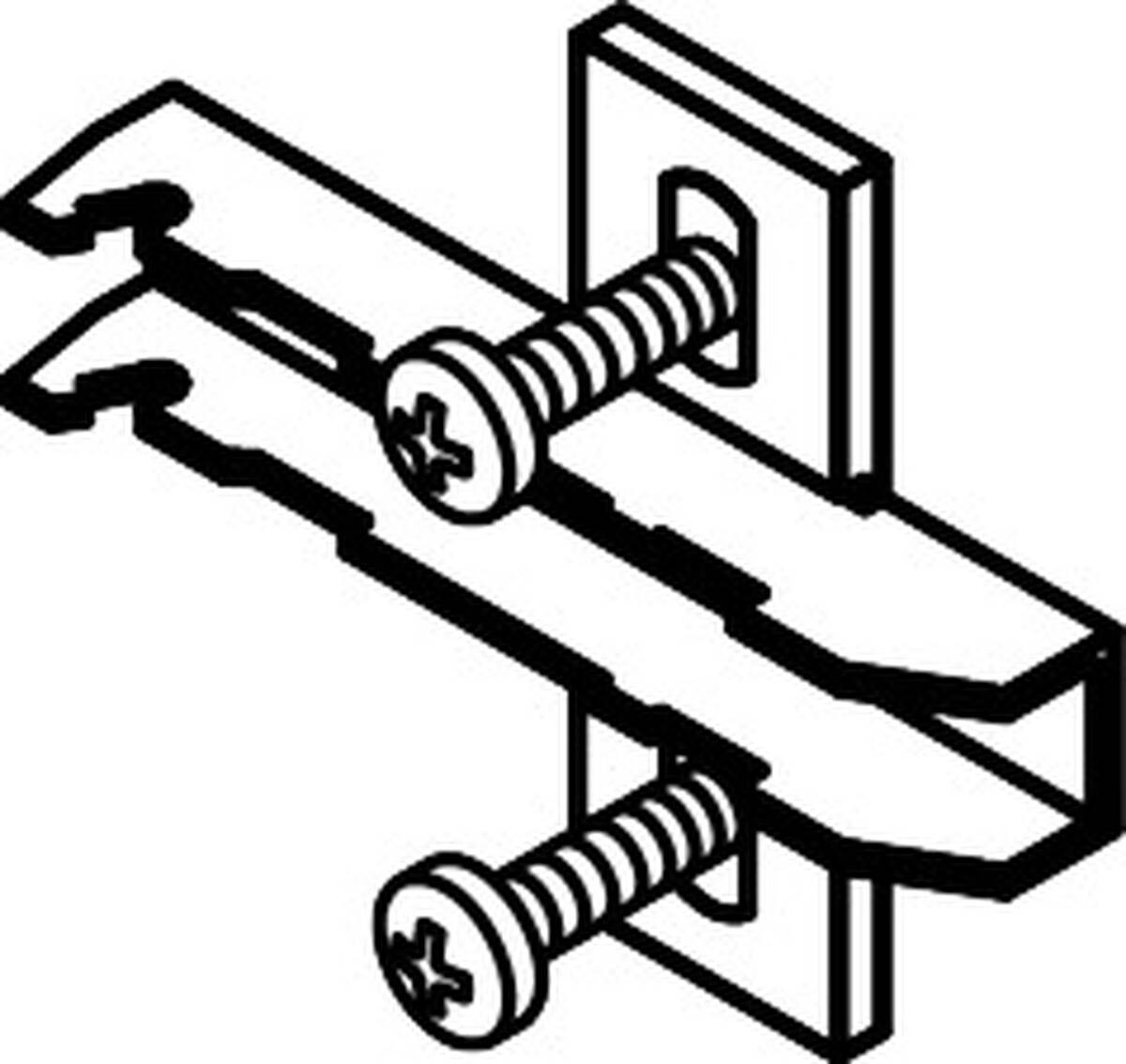 HANSGROHE Kreuzstück inkl. 2 Schrauben #87933000