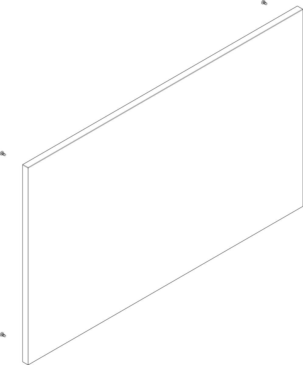 HANSGROHE Möbelfront #92098550 - Eiche Dunkel