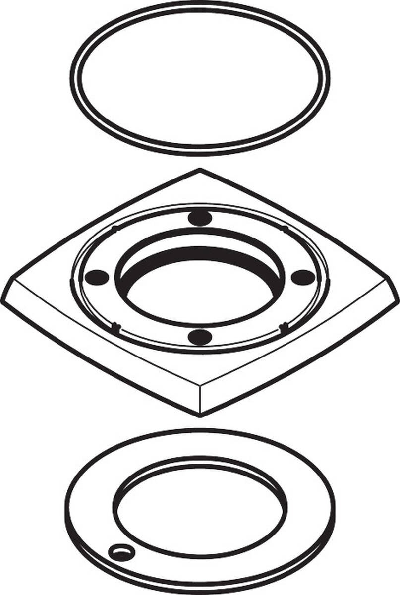 HANSGROHE Rosette #92823000 - Chrom