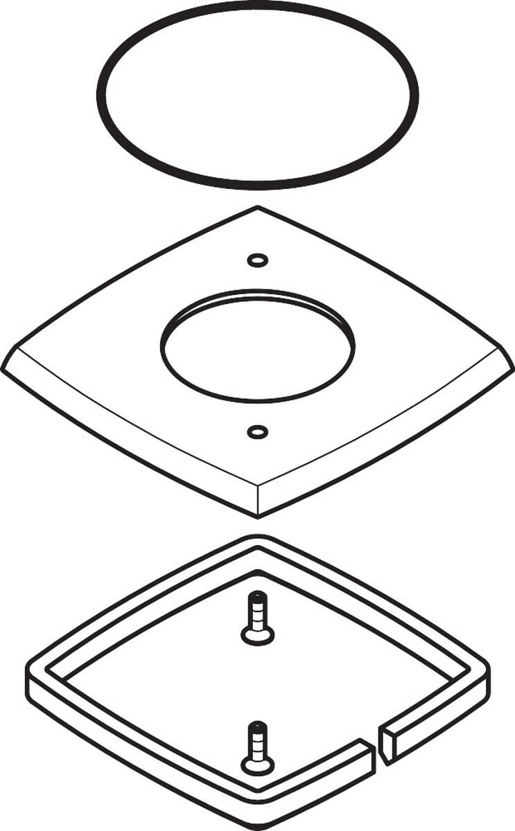 HANSGROHE Rosette für Auslauf #92946990 - Gold Optic