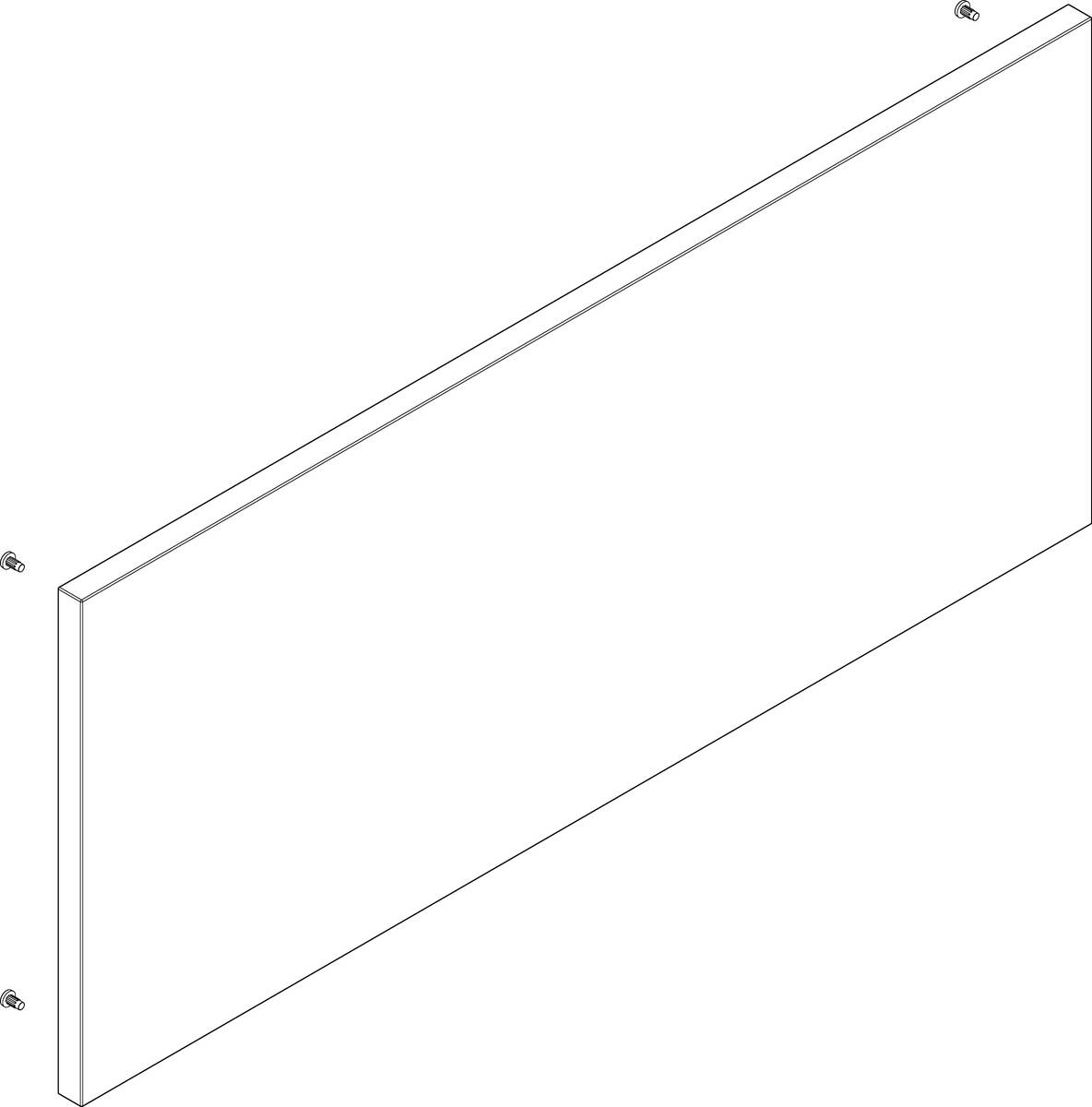 HANSGROHE Möbelfront #95000550 - Eiche Dunkel