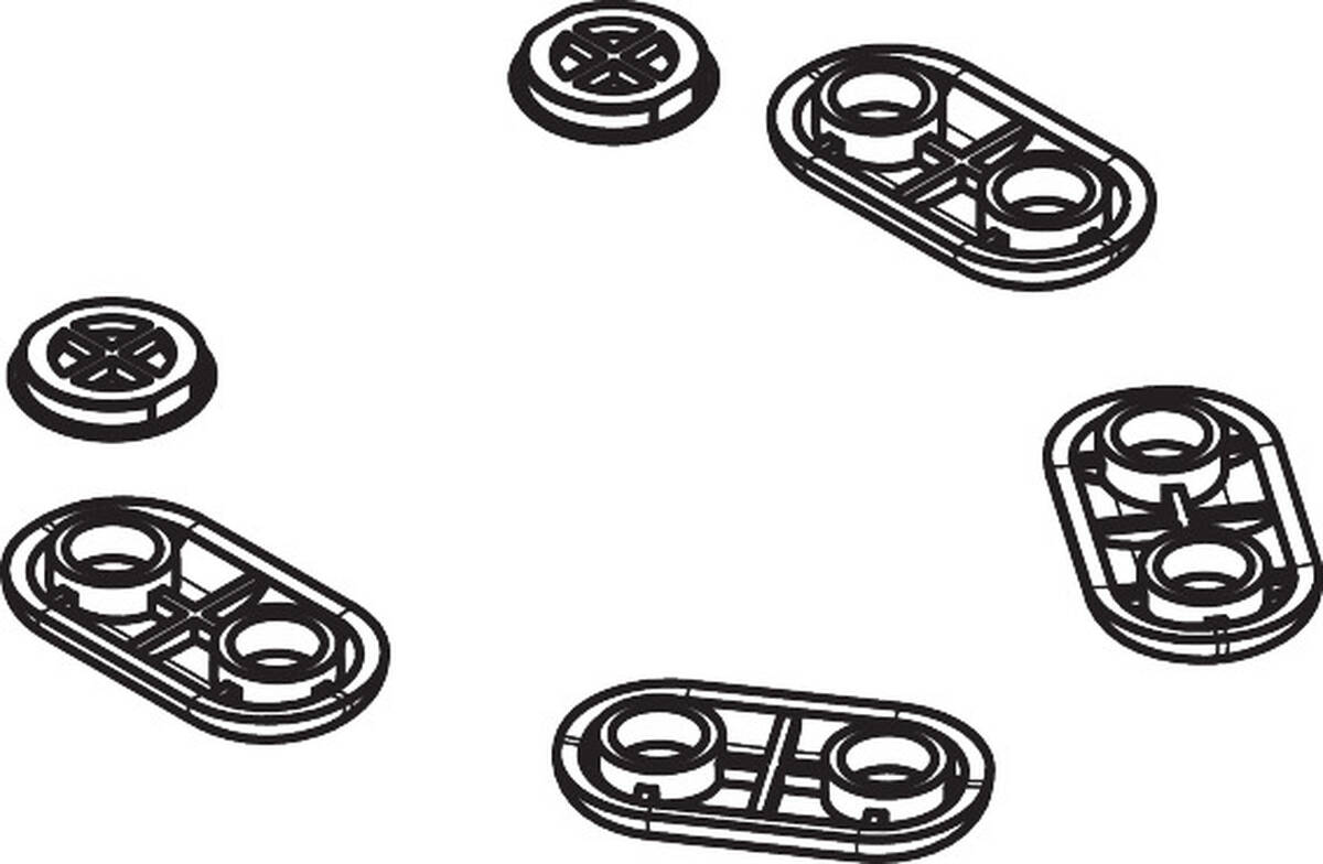 HANSGROHE Puffer-Set für EluPura WC-Sitz #94864000