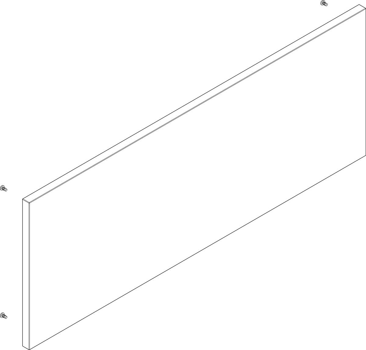 HANSGROHE Möbelfront #95266550 - Eiche Dunkel