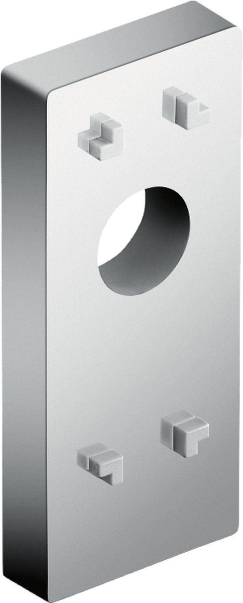 HANSGROHE AXOR Uno Fliesenausgleichsscheibe #96397000 - Hellgrau