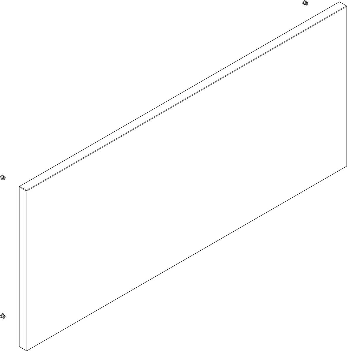HANSGROHE Möbelfront #98034550 - Eiche Dunkel